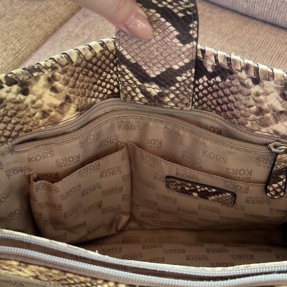 Michael Kors Snakeskin Purse - Picture 7 of 10